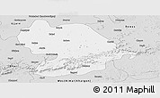 Silver Style Panoramic Map of Indore