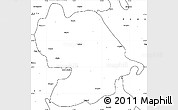 Blank Simple Map of Indore