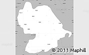 Gray Simple Map of Indore