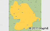 Savanna Style Simple Map of Indore
