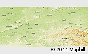 Physical Panoramic Map of Jabalpur