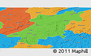 Political Panoramic Map of Jabalpur