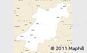 Classic Style Simple Map of Jabalpur