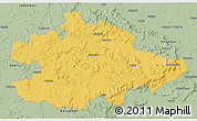 Savanna Style 3D Map of Mandla