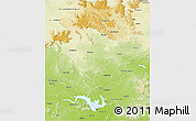 Physical 3D Map of Raigarh