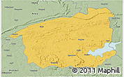 Savanna Style 3D Map of Sidhi