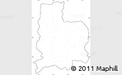 Blank Simple Map of Akola, cropped outside, no labels