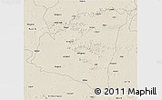 Shaded Relief 3D Map of Aurangabad