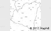Blank Simple Map of Aurangabad