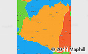 Political Simple Map of Aurangabad