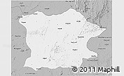 Gray 3D Map of Bhandara