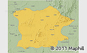 Savanna Style 3D Map of Bhandara