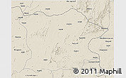Shaded Relief 3D Map of Bhandara
