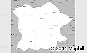 Gray Simple Map of Bhandara