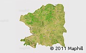 Satellite 3D Map of Chandrapur, cropped outside