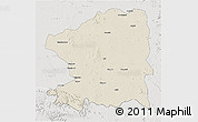 Shaded Relief 3D Map of Chandrapur, lighten, semi-desaturated