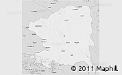 Silver Style 3D Map of Chandrapur