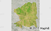 Satellite Map of Chandrapur, lighten, semi-desaturated