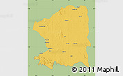 Savanna Style Map of Chandrapur, single color outside