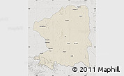 Shaded Relief Map of Chandrapur, lighten, semi-desaturated
