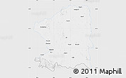 Silver Style Map of Chandrapur, single color outside