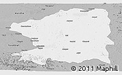 Gray Panoramic Map of Chandrapur