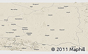 Shaded Relief Panoramic Map of Chandrapur