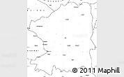 Blank Simple Map of Chandrapur
