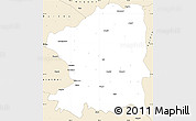 Classic Style Simple Map of Chandrapur