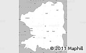 Gray Simple Map of Chandrapur