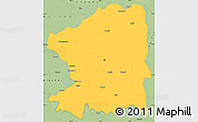 Savanna Style Simple Map of Chandrapur