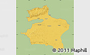 Savanna Style Map of Dhule, single color outside