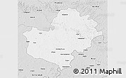 Silver Style 3D Map of Latur