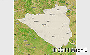 Shaded Relief Map of Nagpur, satellite outside