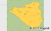 Savanna Style Simple Map of Nagpur, cropped outside