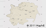 Shaded Relief Map of Nashik, cropped outside