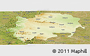 Physical Panoramic Map of Nashik, satellite outside