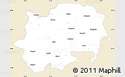 Classic Style Simple Map of Nashik, single color outside