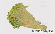 Satellite 3D Map of Pune, cropped outside