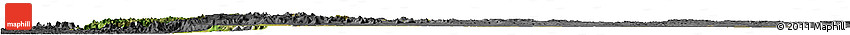 Satellite Horizon Map of Pune, darken, desaturated