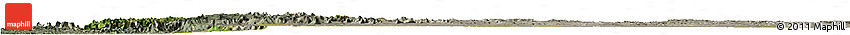 Satellite Horizon Map of Pune, semi-desaturated