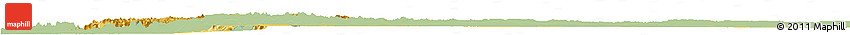 Savanna Style Horizon Map of Pune, single color outside