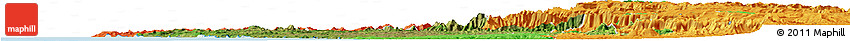 Satellite Horizon Map of Ratnagiri, political outside