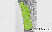 Physical Map of Ratnagiri, desaturated