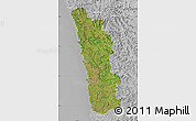Satellite Map of Ratnagiri, lighten, desaturated