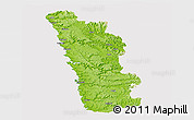 Physical Panoramic Map of Ratnagiri, cropped outside