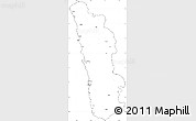 Blank Simple Map of Ratnagiri, cropped outside