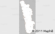 Gray Simple Map of Ratnagiri, cropped outside