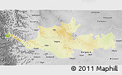 Physical 3D Map of Sangli, desaturated
