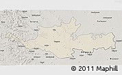 Shaded Relief 3D Map of Sangli, semi-desaturated